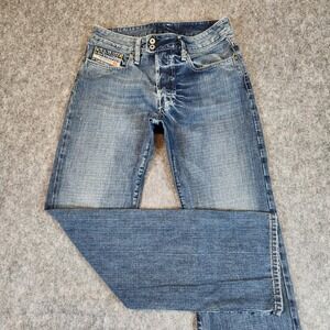 VTG Diesel Rabox Straight Leg Jeans Men 30x31 Blue Wash Button Fly Italy Casual